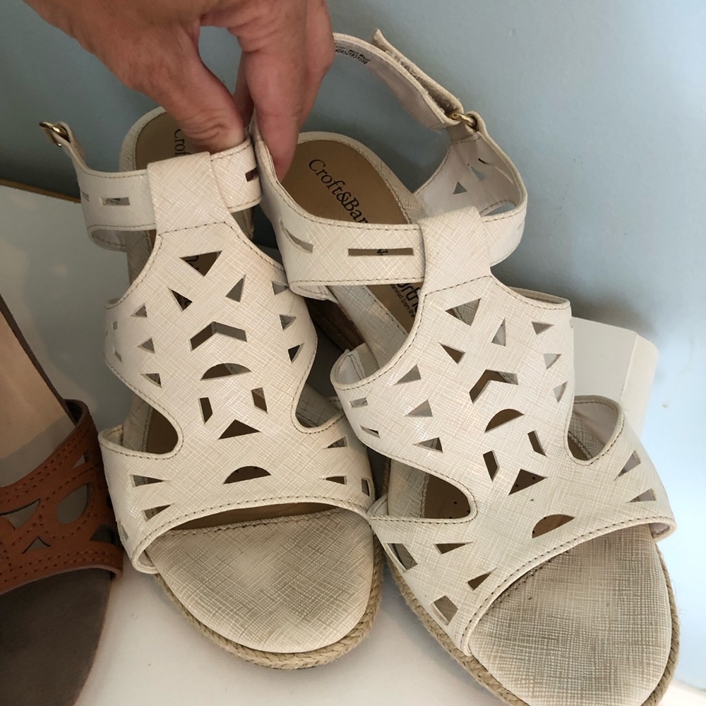 7.5 women’s heal wedge summer sandal - Picture 4 of 7